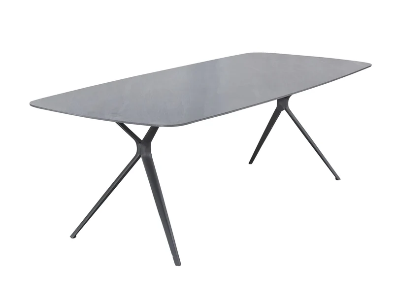 Gartentisch grau, Esstisch grau, Outdoortisch grau, Länge 240 cm