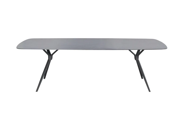 Gartentisch grau, Esstisch grau, Outdoortisch grau, Länge 240 cm