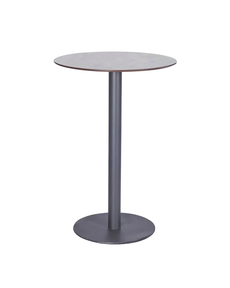 Bartisch rund grau, Bartisch grau, Durchmesser 70 cm