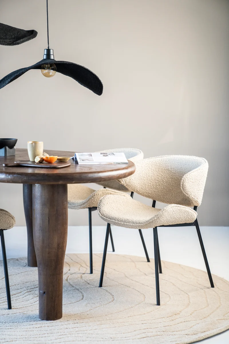 Stuhl beige-weiß, Esszimmerstuhl weiß