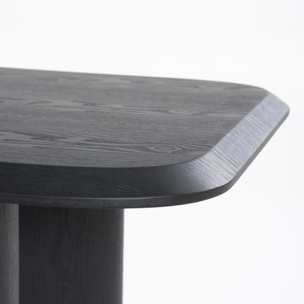Bartisch schwarz, Thekentisch schwarz, Länge 220 cm