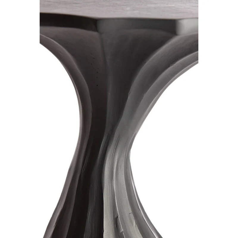 Beistelltisch schwarz, Beistelltisch Metall, Höhe 63 cm