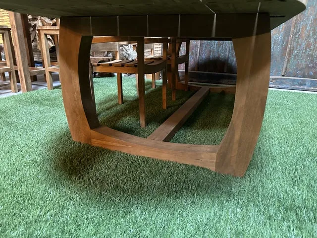 Esstisch Teak, Gartentisch Massivholz, Tisch Holz, Breite 320 cm