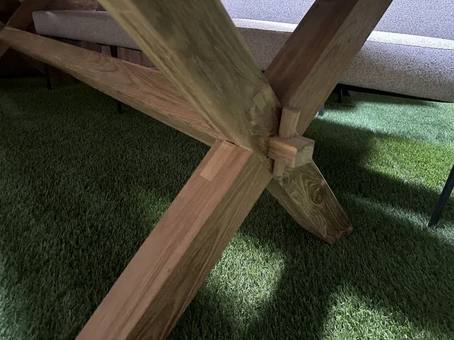 Esstisch Teak, Gartentisch Massivholz, Garten-Esstisch Holz, Breite 300 cm