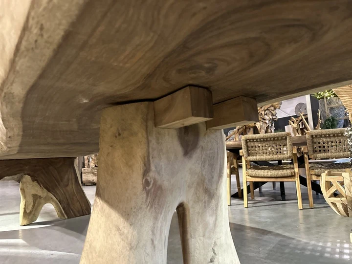 Esstisch Holz massiv, Tisch Massivholz, Länge 325 cm