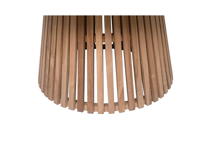 Gartentisch rund Holz Teak, runder Gartentisch Massivholz, Durchmesser 120 cm