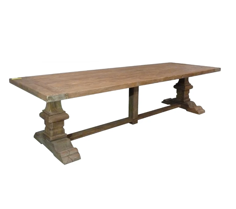 Esstisch Massivholz, Klostertisch Holz, Länge 300 cm