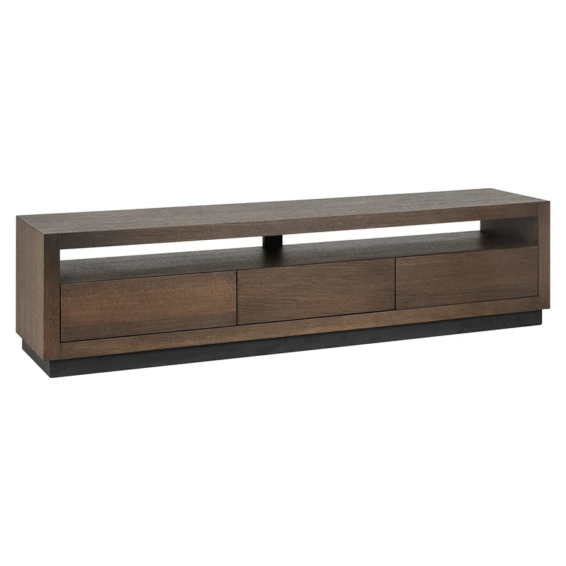Fernsehkommode Eiche, Kommode Eichenholz/ Braun, Breite 185 cm
