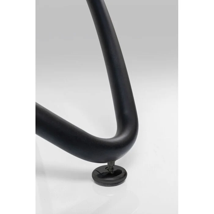 Runder Glastisch schwarz, Esstisch rund schwarz, Glastisch rund, Durchmesser 120 cm