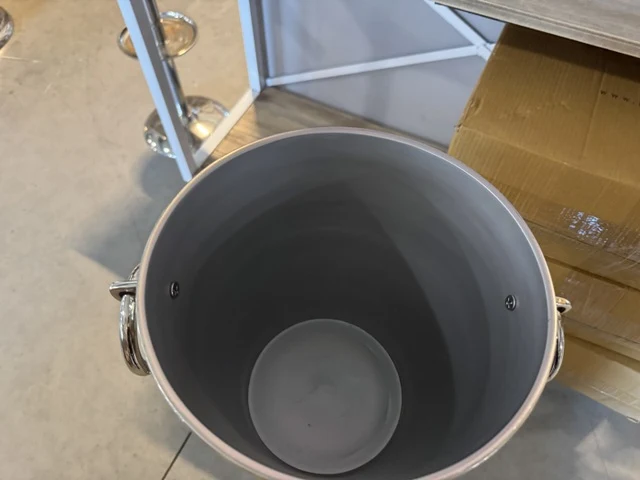 Weinkühler Silber, Sektkühler Silber, Champagnerkühler Silber, Durchmesser 30 cm