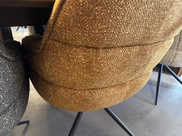Stuhl Farbe Senf-gelb, Esszimmerstuhl gelb drehbar