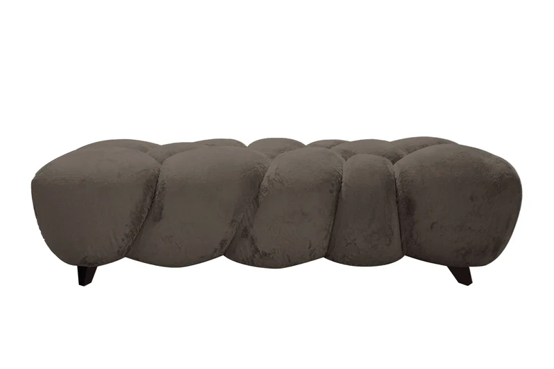Sitzbank taupe, Bank taupe, Länge 160 cm