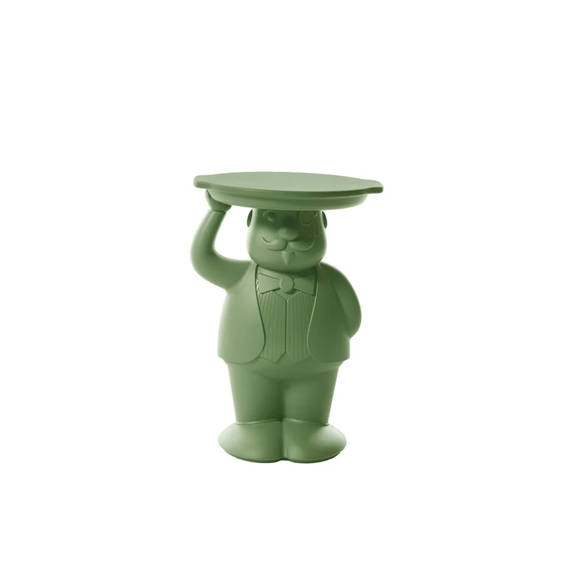 Garten-Beistelltisch grün, Beistelltisch grün Kunststoff, Höhe 60 cm