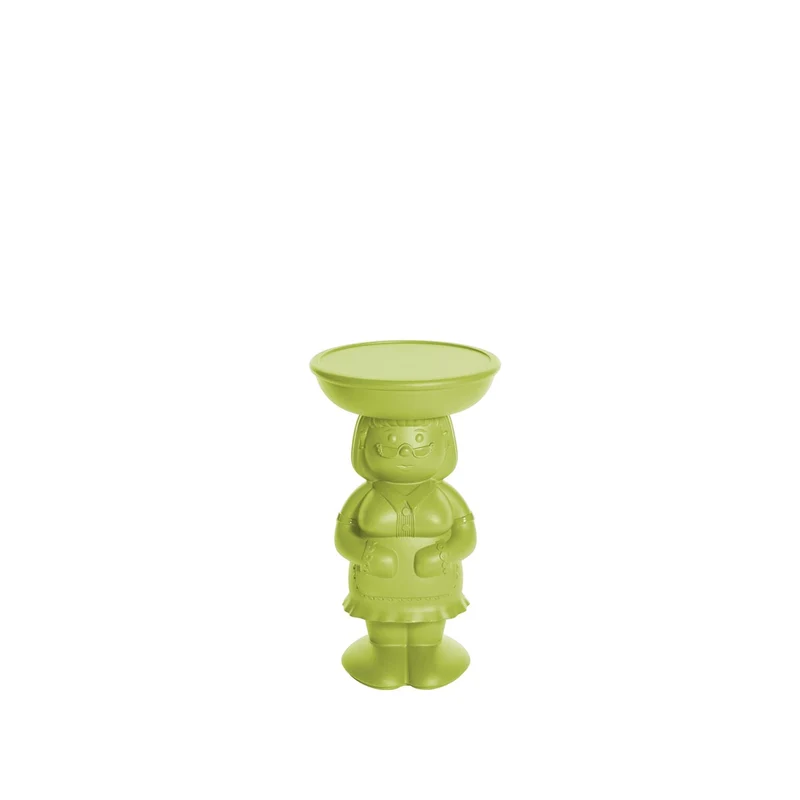 Garten-Beistelltisch hellgrün, Beistelltisch grün Kunststoff, Höhe 60 cm