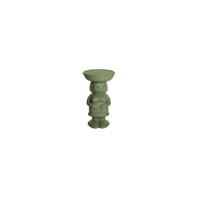 Garten-Beistelltisch grün, Beistelltisch grün Kunststoff, Höhe 60 cm