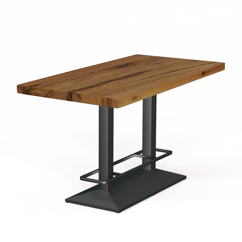 Bartisch Eiche-Natur, Bartisch Industriedesign, Länge 160 cm