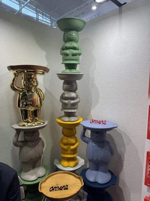 Beistelltisch Gold, Beistelltisch Kunststoff, Höhe 60 cm