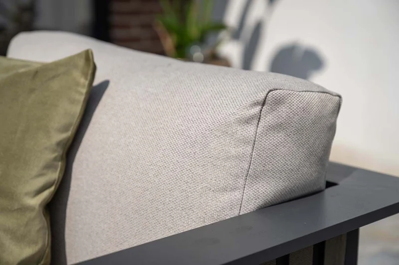 Gartensofa anthrazit 3-teilig