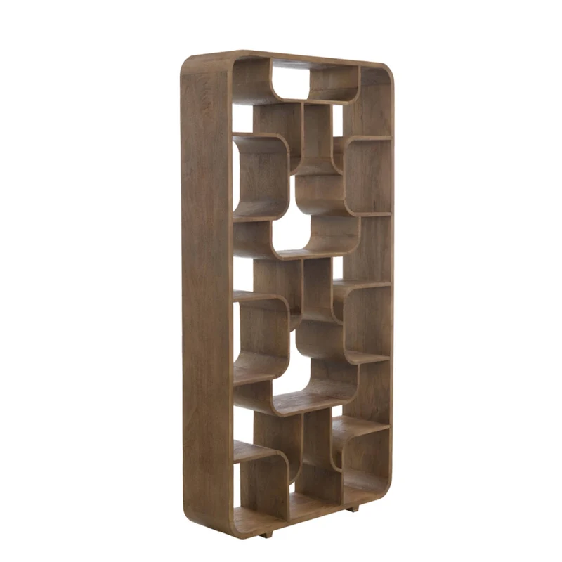 Regal braun Holz, Holzregal braun, Breite 100 cm