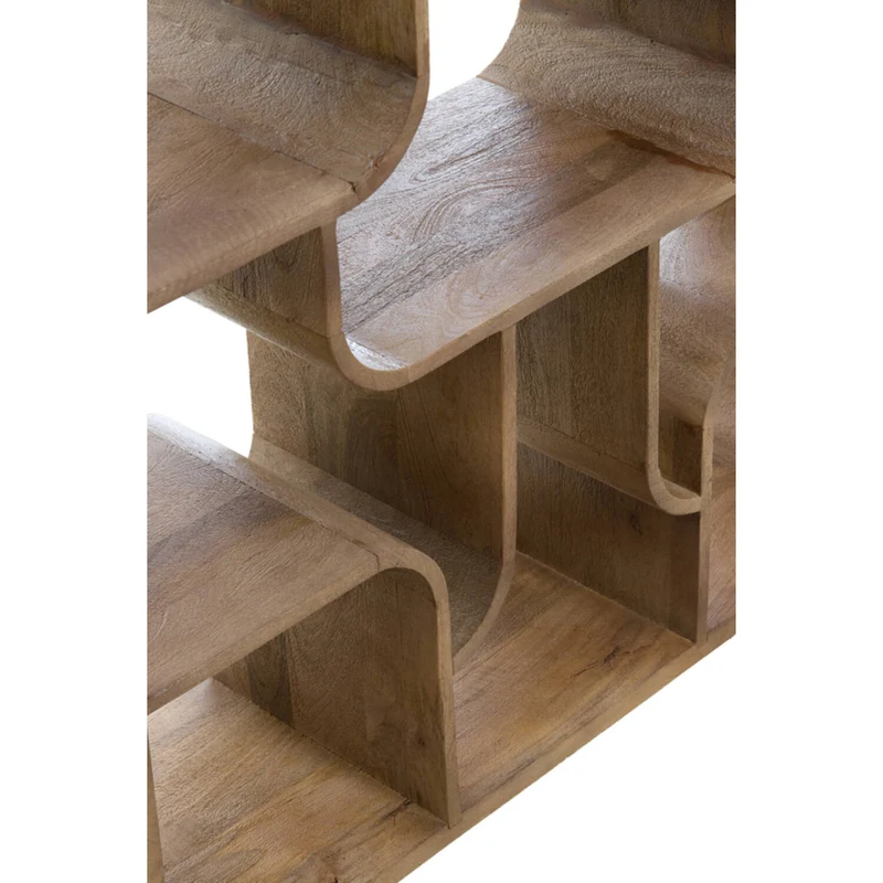 Regal braun Holz, Holzregal braun, Breite 100 cm