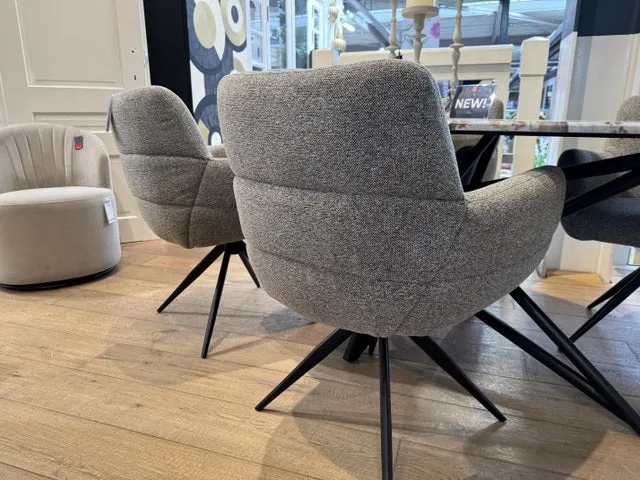 Stuhl grau, drehbarer Stuhl grau