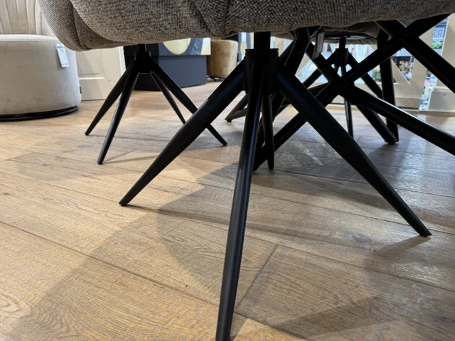Stuhl grau, drehbarer Stuhl grau