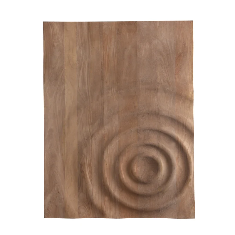 Wandpanel Naturholz, Wandbild Farbe Naturell, Maße 100x130 cm