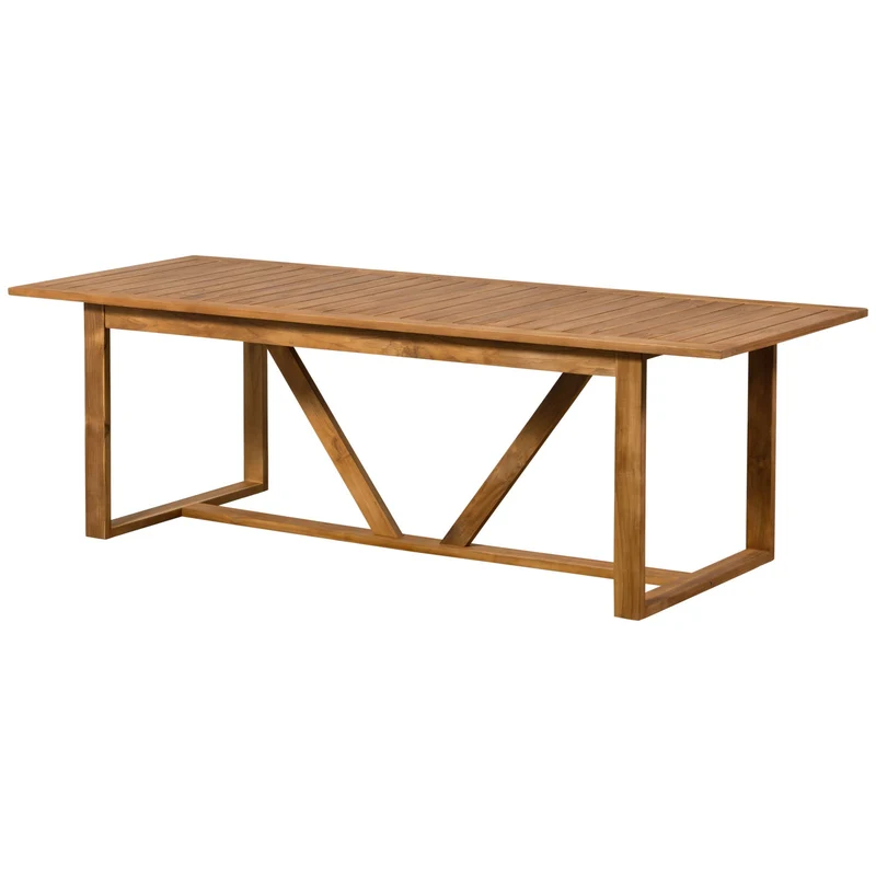 Gartentisch Holz Teak, Gartenesstisch Teakholz, Länge 240 cm