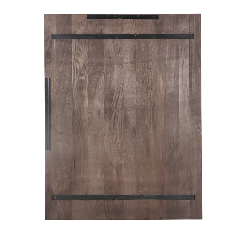 Wandpanel braun Holz, Wandbild Farbe braun, Maße 100x130 cm