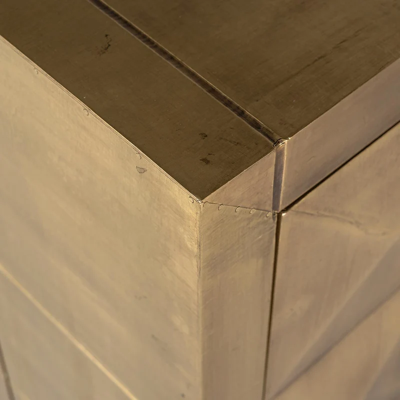 Sideboard Gold, Anrichte Gold antik, Breite 180 cm