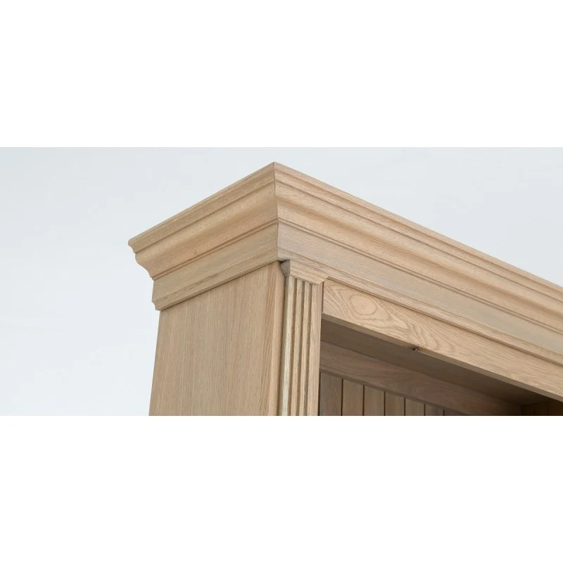 Bücherschrank Eiche-Natur, Wohnzimmerschrank mit einer Schublade, Breite 100 cm