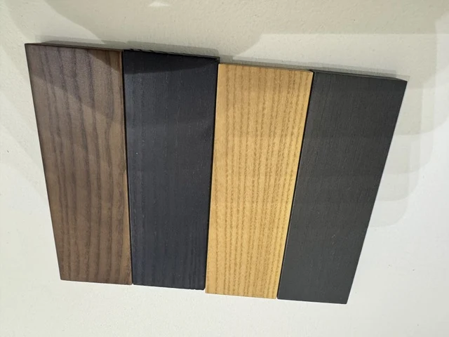 Stuhl grau Holzbeine Naturholz-Farbe, Esszimmerstuhl grau mit Armlehne