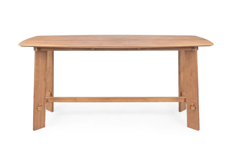 Bartisch Naturholz massiv, Länge 225 cm