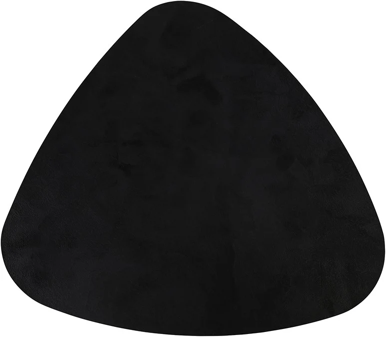 Beistelltisch Dreieck, Beistelltisch schwarz, Höhe 70 cm