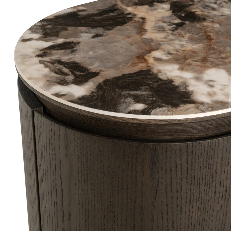 Sideboard braun Spiegelglas, Anrichte braun Spiegel, Breite 162 cm