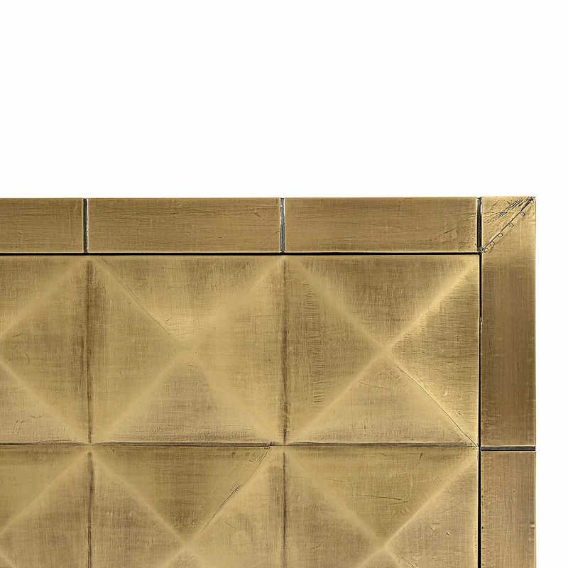 TV Schrank Gold, Fernsehschrank Gold antik, Breite 220 cm