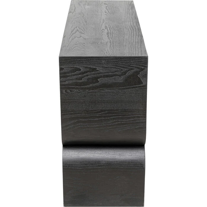 Konsole schwarz, Wandtisch schwarz, Breite 120 cm