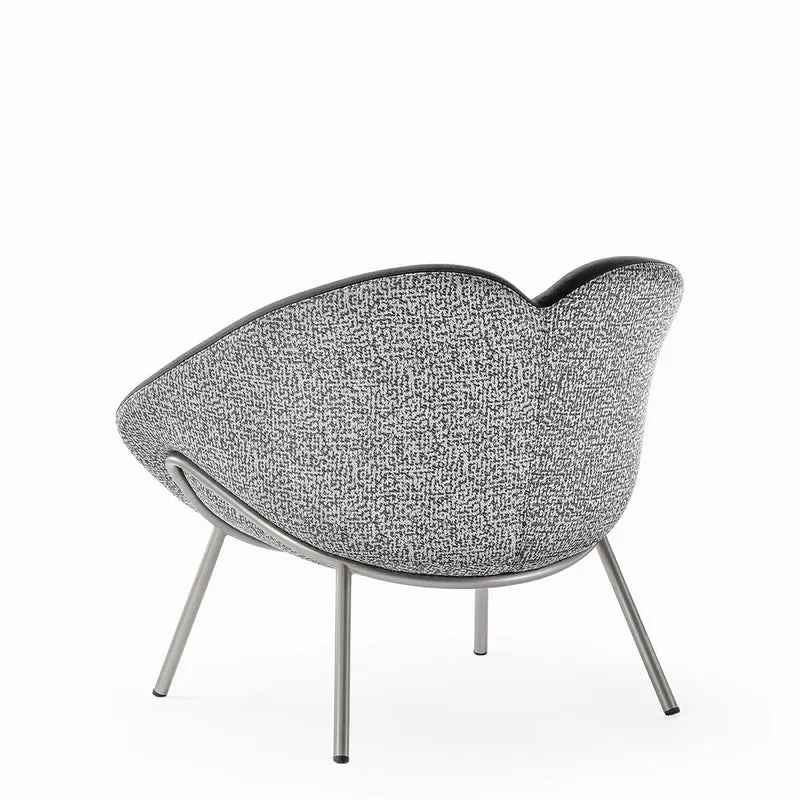 Sessel braun-grau modern