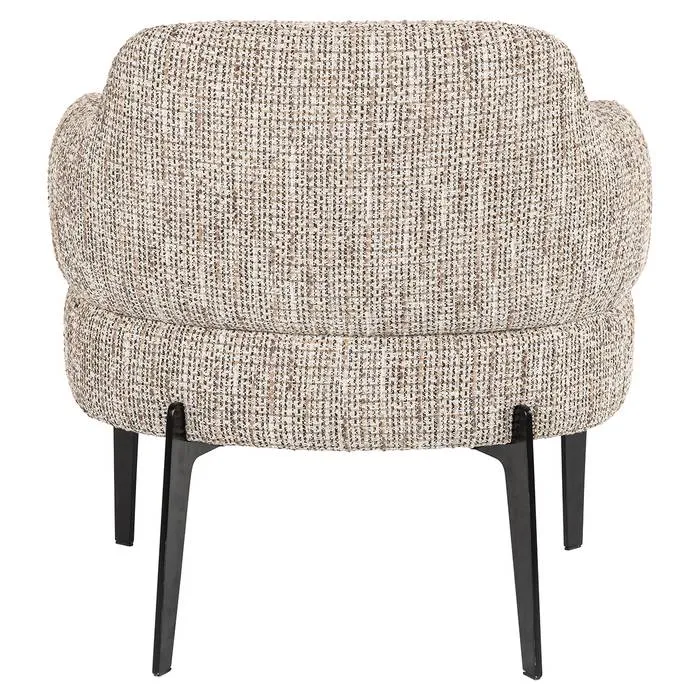 Sessel beige-taupe-schwarz