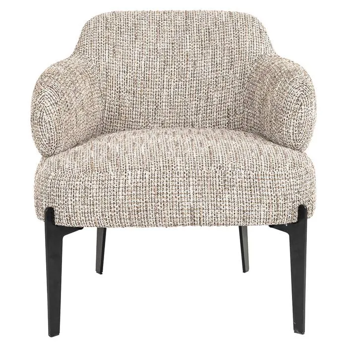 Sessel beige-taupe-schwarz