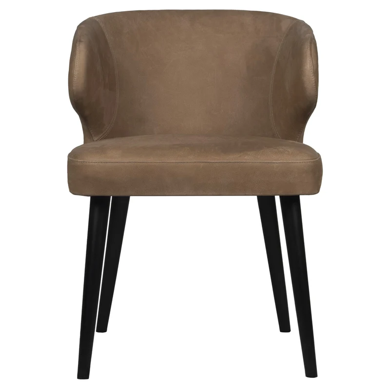 Stuhl taupe Leder, Esszimmerstuhl taupe Leder
