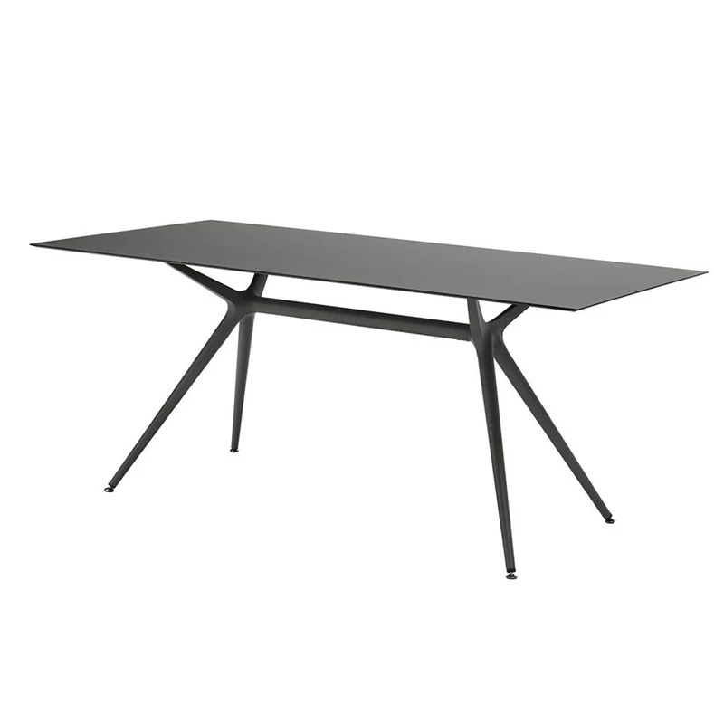 Bürotisch anthrazit, Tisch anthrazit, Esstisch rechteckig anthrazit, Länge 160 cm