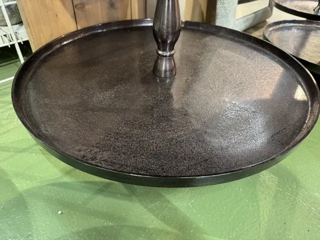 Etagere schwarz Metall, Etagere 5-Etage, Höhe 150 cm
