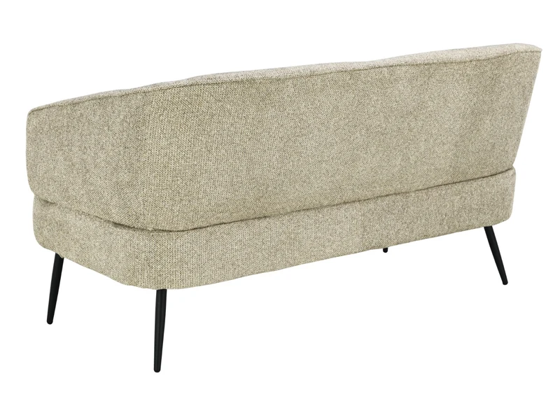 Sofa beige, Sitzbank beige, Breite 140 cm
