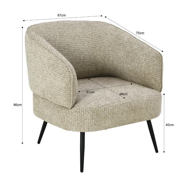 Sessel beige