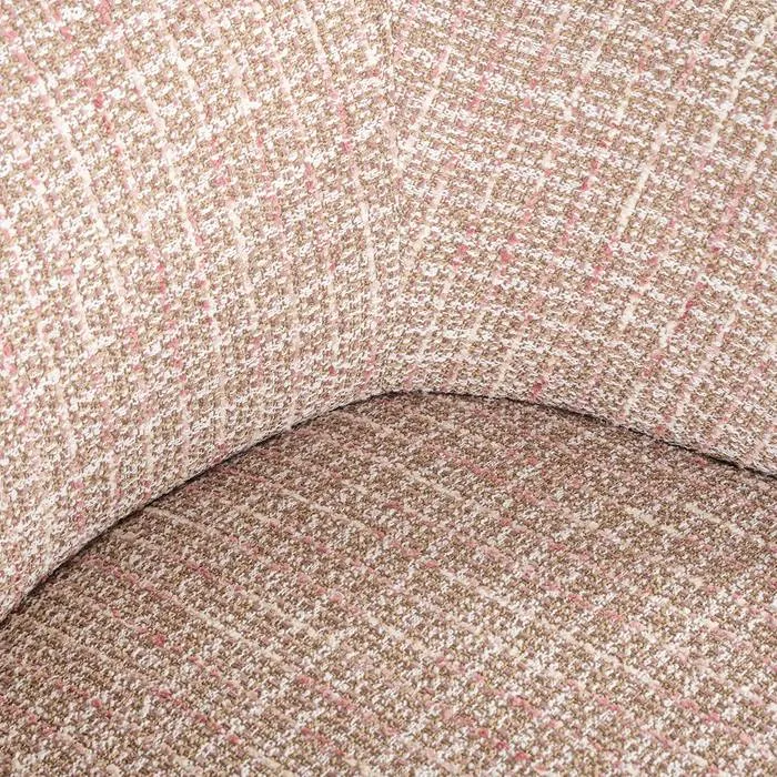 Sessel beige-rose-Gold