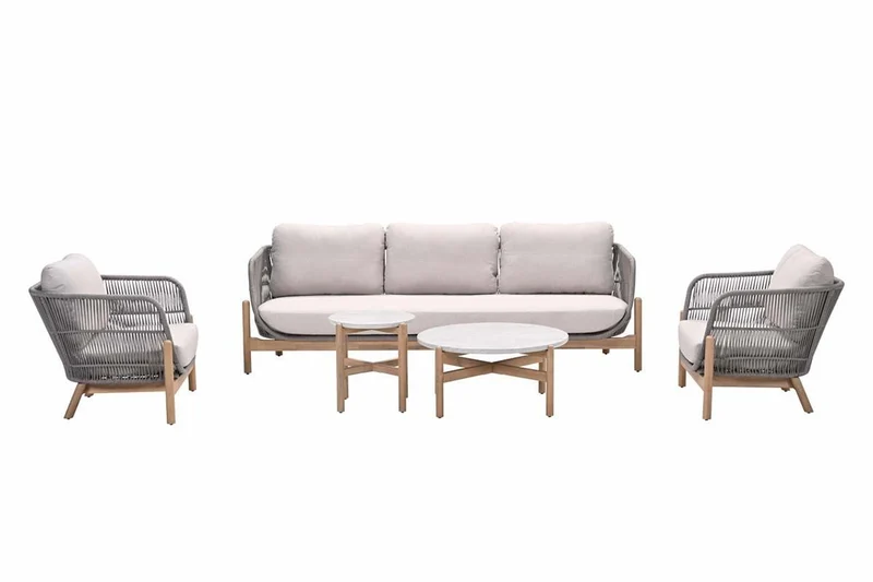 Gartenlounge taupe-grau
