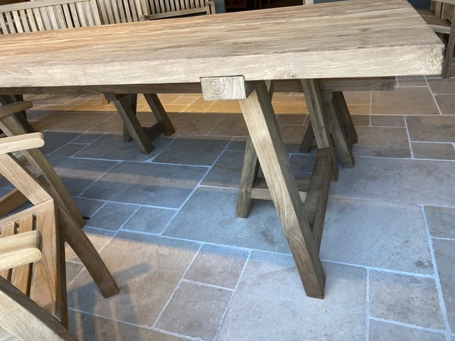 Gartentisch Teakholz, Tisch Teak, Esstisch Teak, Länge 350 cm