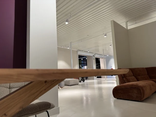 Esstisch Massivholz Natur-Farbe, Tisch Holz-Natur, Länge 240 cm