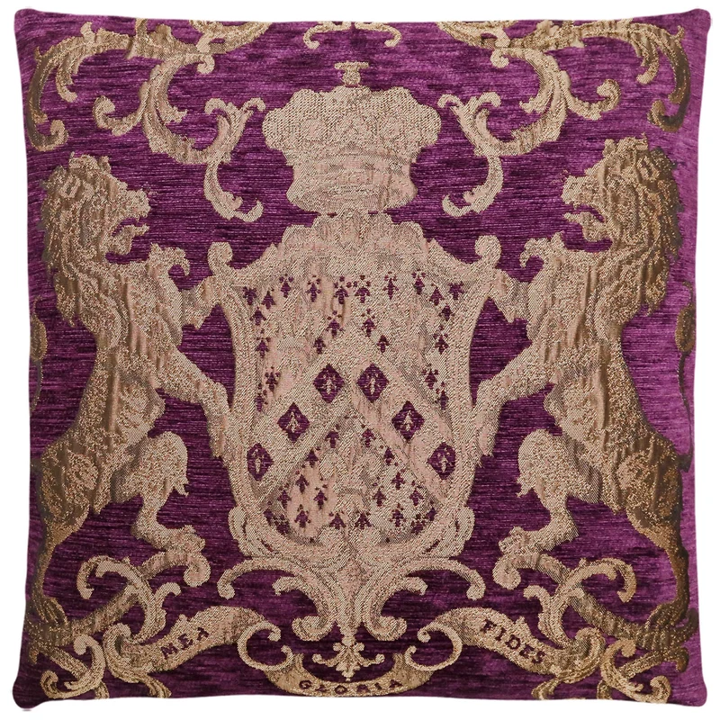Dekokissen violett, Kissen violett, Größe 55 x 55 cm